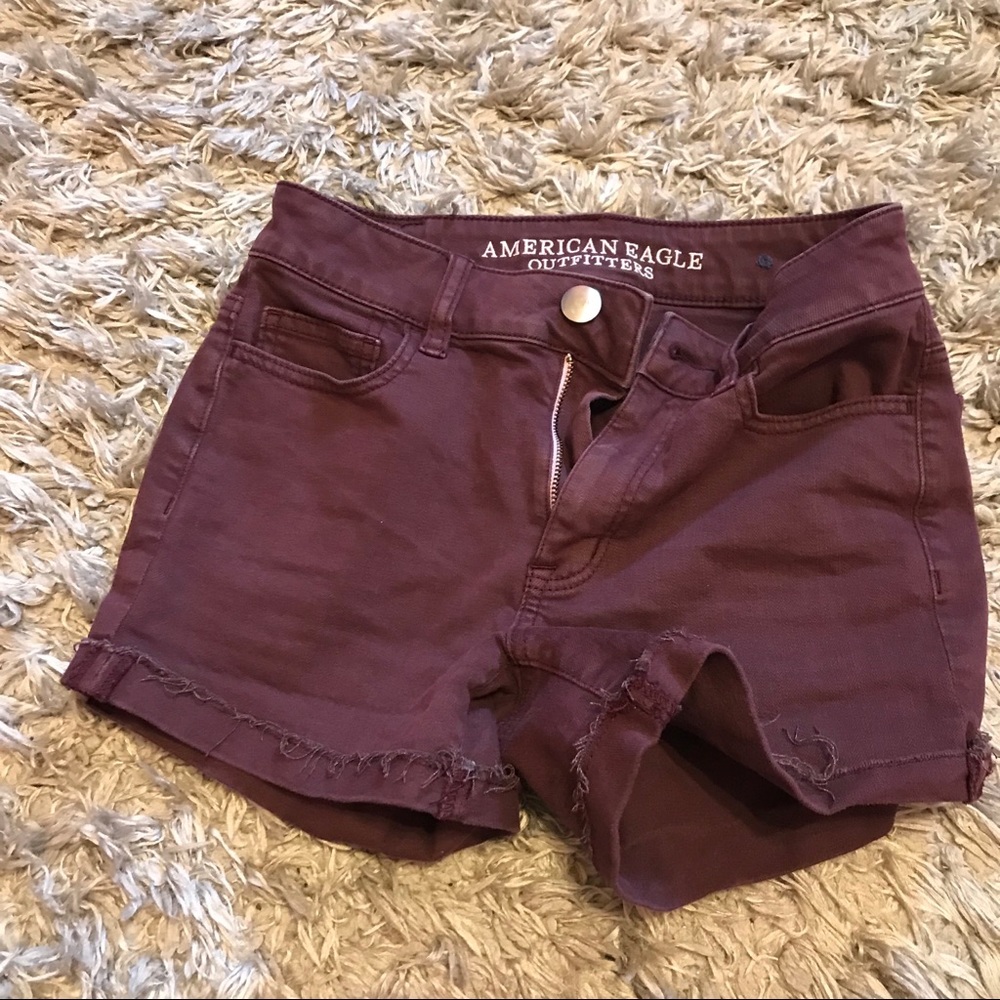 High rise shorts